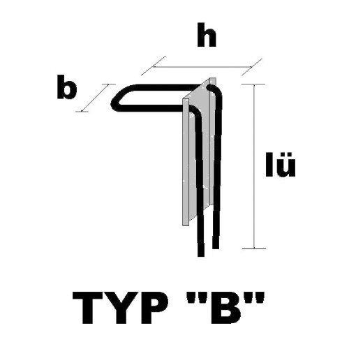  Bügelbreite 18 cm PLEXUS Bügelleiste B081518E 8mm, s=15cm, b=18cm, Typ"B" h=15cm, lü=32cm, Boxbreite=20,5cm Boxhöhe=30mm, L=125cm, Blechdeckel BST500 12445713