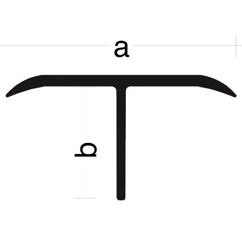  T-PROFIL T-PROFIL 21/42mm, L=250cm, T22/250B (Palette) 12445672