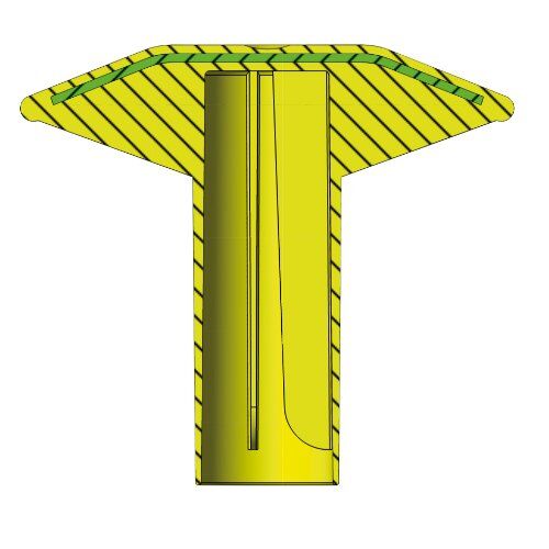 NEVOSAFE-PLUS SCHUTZKAPPE NEVOSAFE-PLUS SCHUTZKAPPE mit Stahleinlage, 6-20mm, Farbe Gelb, SKAS6/20GA 12445983