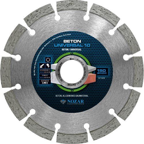  Diamanttrennscheibe Beton Universal 10 Nozar Diamanttrennscheibe, 150x22,23mm, Beton Universal 10 12446072