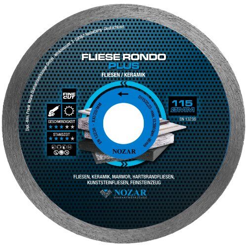  Diamanttrennscheibe Fliese Rondo Plus Nozar Diamanttrennscheibe, 115x22,23mm, Fliese Rondo Plus 12446093
