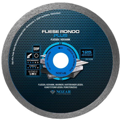  Diamanttrennscheibe Fliese Rondo Plus Nozar Diamanttrennscheibe, 125x22,23mm, Fliese Rondo Plus 12446094