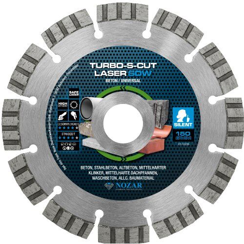  Diamanttrennscheibe Laser Turbo-S-Cut SDW Nozar Diamanttrennscheibe, 150x22,23mm, Laser Turbo-S-Cut, SDW 12446081