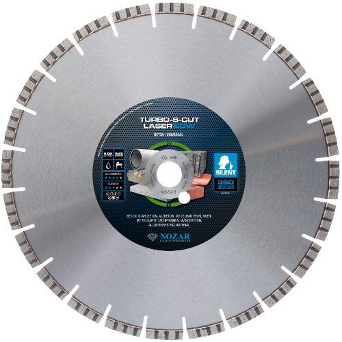  Diamanttrennscheibe Laser Turbo-S-Cut SDW Nozar Diamanttrennscheibe, 350x25,4mm, Laser Turbo-S-Cut SDW 12446085
