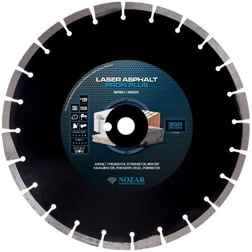  Diamanttrennscheibe Laser Asphalt Profi Plus Nozar Diamanttrennscheibe, 350x20,0mm, Laser Asphalt Profi Plus 12446036