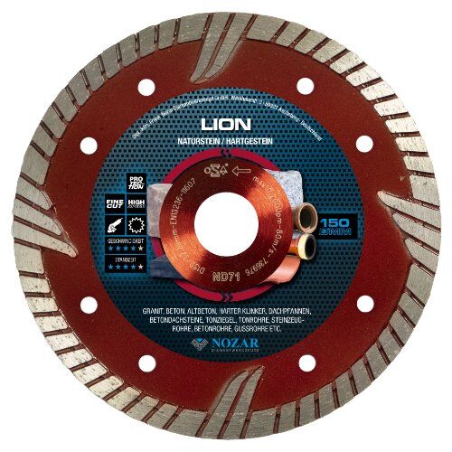  Diamanttrennscheibe Lion Nozar Diamanttrennscheibe, 150x22,23mm, Lion 12446136