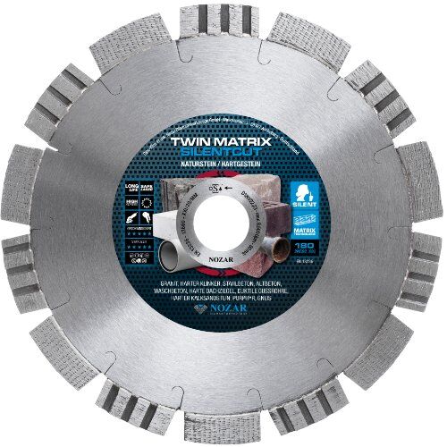  Diamanttrennscheibe Twin Matrix Silentcut Nozar Diamanttrennscheibe, 180x22,23mm, Twin Matrix Silentcut 12446099