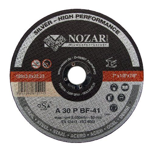  Trennscheibe Profi Line Nozar Trennscheibe Stahl flach, 180 x 3,0 x 22,23mm, Profi Line 12446176