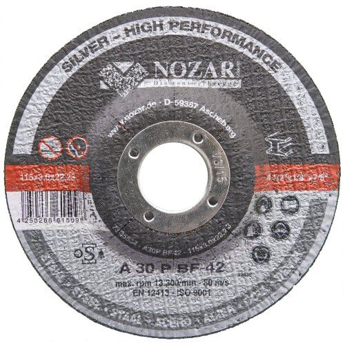  Trennscheibe Profi Line Nozar Trennscheibe Stahl gekröpft, 115 x 3,0 x 22,23mm, Profi Line 12446178