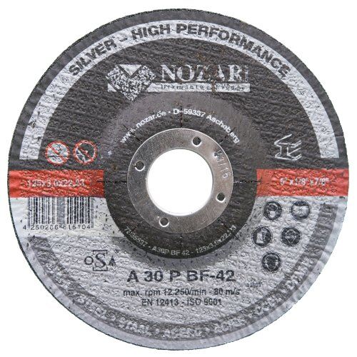  Trennscheibe Profi Line Nozar Trennscheibe Stahl gekröpft, 125 x 3,0 x 22,23mm, Profi Line 12446179