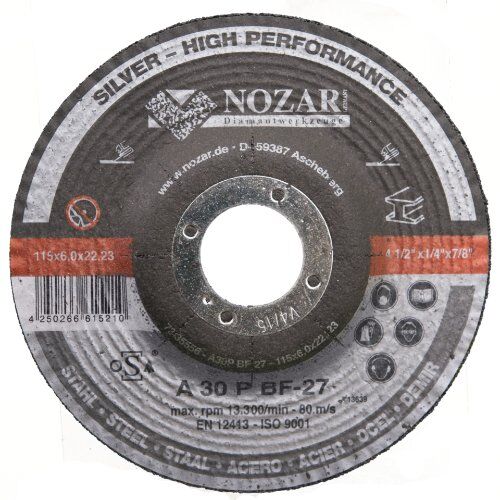  Schruppscheibe Profi Line Nozar Schruppscheibe Stahl, 115 x 6,0 x 22,23mm, Profi Line 12446069