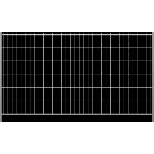  Mobilzäune sendzimirverzinkte Schake Mobilzaun „Light”, Höhe: 2,00 m, Element Breite: 3,50 m, ohne Haken und Ösen 12450316