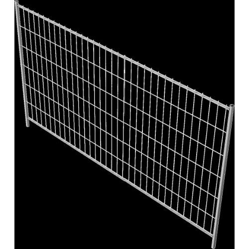  Mobilzäune sendzimirverzinkte Schake Mobilzaun „Light”, Höhe: 2,00 m, Element Breite: 3,50 m, ohne Haken und Ösen 12450316