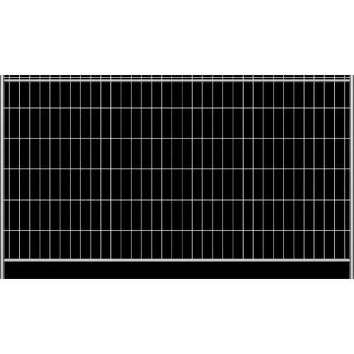  Mobilzäune sendzimirverzinkte Schake Mobilzaun „Standard”, Höhe: 2,00 m, Element 12450312