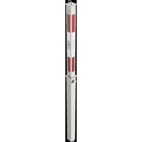  Absperrpfosten 70 mm x 70 mm Schake Absperrpfosten, 70x70, mit Dreikantverschluss, blank 12450494