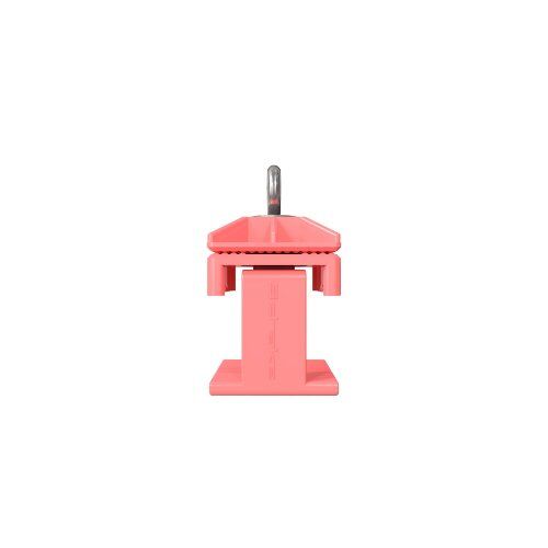  Schaftrohr und Schilderklemme Schake Schilderklemme, Kunststoff, rot, ohne Ösen / Haken, für 40 x 40 mm / Ø 42 mm Schaftrohr 12450074