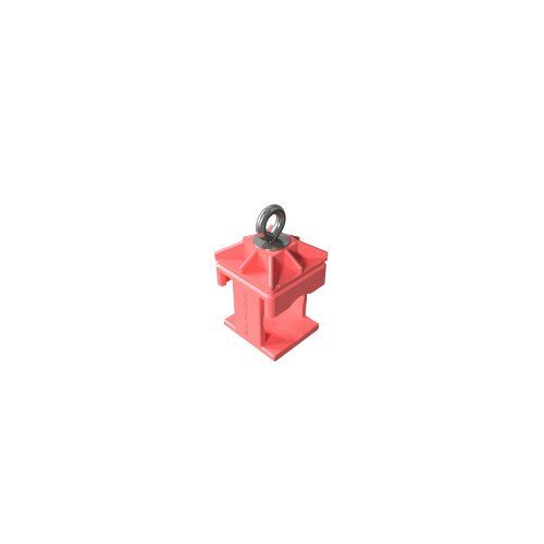  Schaftrohr und Schilderklemme Schake Schilderklemme, Kunststoff, rot, ohne Ösen / Haken, für 40 x 40 mm / Ø 42 mm Schaftrohr 12450074
