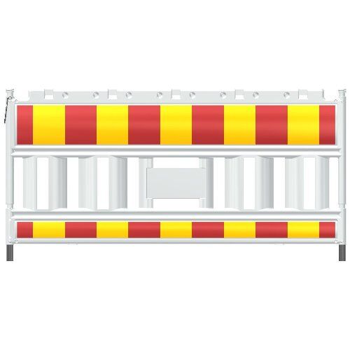 Mobile Absturzsicherung Schake-Euro2-Schrankenzaun
Typ Nox weiß, ohne Lampenadapter, Folie Typ 2, rot / gelb 12449912