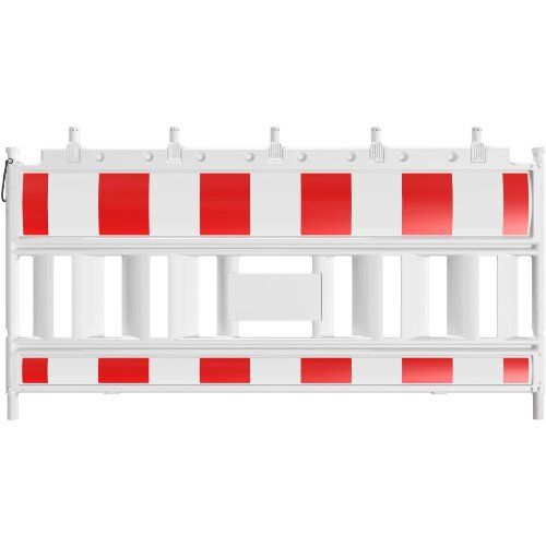  Mobile Absturzsicherung Schake-Euro2-Schrankenzaun
Typ Nox weiß, mit vorm. Lampenadapter, Folie Typ 1, rot / weiß 12449900