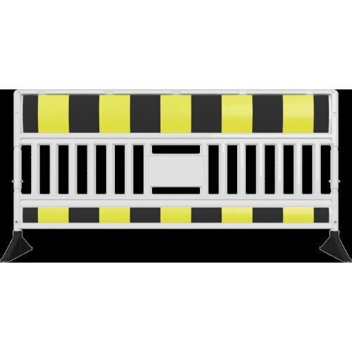  Verkehrssicherung Schachtschutzgitter Schake Euro-3-Schrankenzaun Typ Ultra, mit Folie Typ RA1/A, schwarz / gelb 12450237