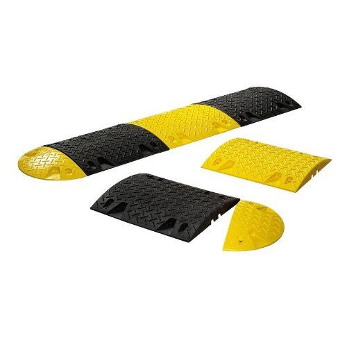  Überfahrschutz und Markierung Schake Bodenschwelle
aus Recycling, Endstück, schwarz, Höhe: 30 mm 12450088