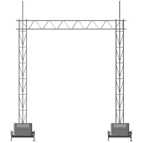  Beton-Aufstellvorrichtung Schake Aufstellvorrichtungen Brücke, Stahl-Gitterträger 5200 mm 12450180