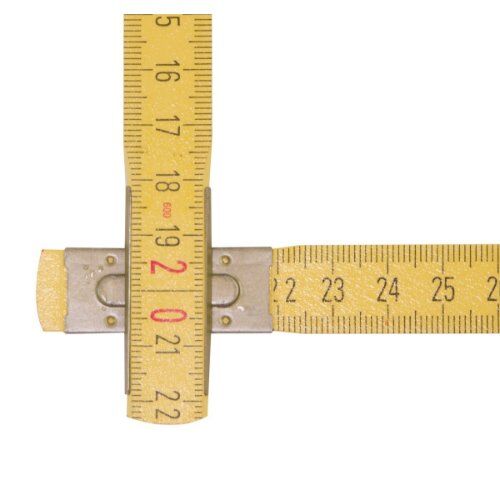  Holz-Gliedermaßstäbe Stabila Holz-Gliedermaßstab Type 607, 2 m, gelb, metrische Skala 12383137