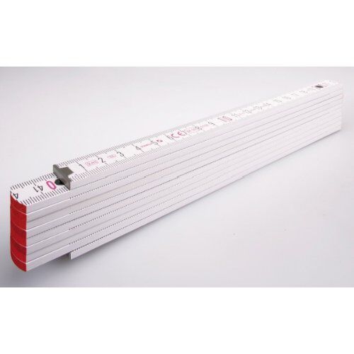  Holz-Gliedermaßstäbe Stabila Holz-Gliedermaßstab Type 1707, 2 m, weiß, metrische Skala 12383144