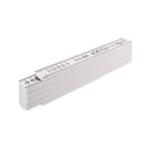  Kunststoff-Gliedermaßstäbe Stabila Kunststoff-Gliedermaßstab Type 1104, 1 m, weiß, metrische Skala 12383133