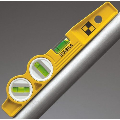  Torpedo- und Taschenwasserwaagen Stabila Wasserwaage Type 81 SV REM W45 Torpedo, 25 cm, mit Seltenerd-Magnetsystem, 45°-Winkel-Libelle und Gürteltasche 12383164