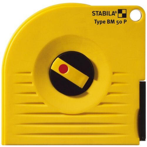  Kapselbandmaße Stabila Bandmaß BM 50 P, 20 m, polyamidbeschichtetes Stahl-Messband, mit Universalhaken 12383086