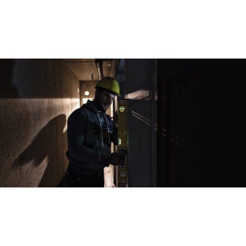  Standard-Wasserwaagen Stabila Wasserwaage Type 196-2 LED, 122 cm, mit beleuchteten Libellen 12383253