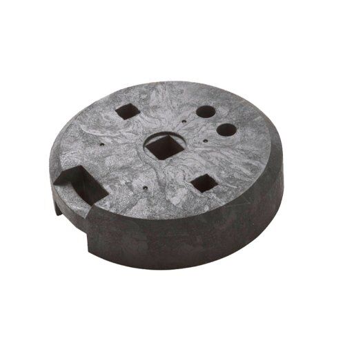  WEMAS Fußplatten Fußplatte R 500 - 1x 60x60mm, 2x 40x40mm, 2x Ø42mm - Aufnahme 12451678