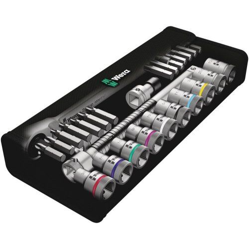  Die Zyklop Metal Knarre Switch, 1/2" 8100 SC 11 Zyklop Metal-Knarrensatz, Umschalthebel, 1/2"-Antrieb, zöllig, 28-teilig 12453324