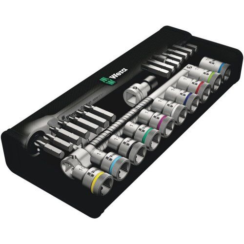  Knarren Wera 8100 SC 8 Zyklop Metal-Knarrensatz, Umschalthebel, 1/2"-Antrieb, metrisch, 28-teilig 12451906