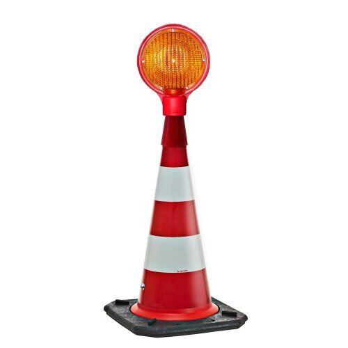  WEMAS Leitkegel Blitzkegel zweiteilig Z750-TL 4000 einseitig RA1 rot/weiß 12451705