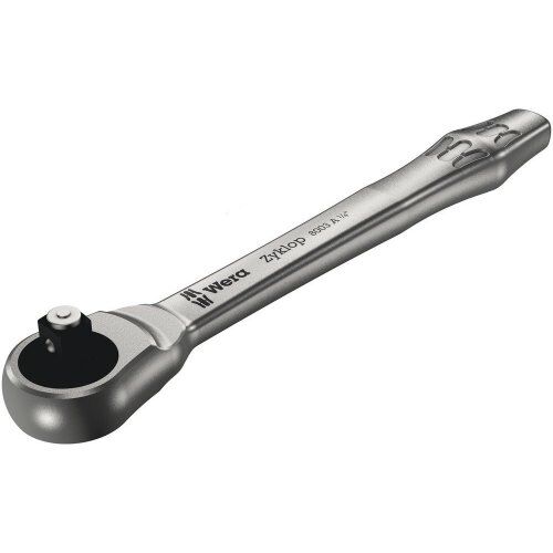  Knarren Wera 8003 A Zyklop Metal-Knarre mit Durchsteckvierkant mit 1/4"-Antrieb, 1/4" x 141 mm 12451903