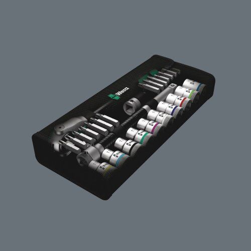  Knarren Wera 8100 SC 6 Zyklop Speed-Knarrensatz, 1/2"-Antrieb, metrisch, 28-teilig 12451909