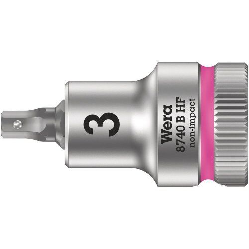  Zyklop Knarren Zubehör, 3/8" 8740 B HF Zyklop Bitnuss mit 3/8"-Antrieb, mit Haltefunktion für Innensechskantschrauben, 3 x 35 mm 12453525