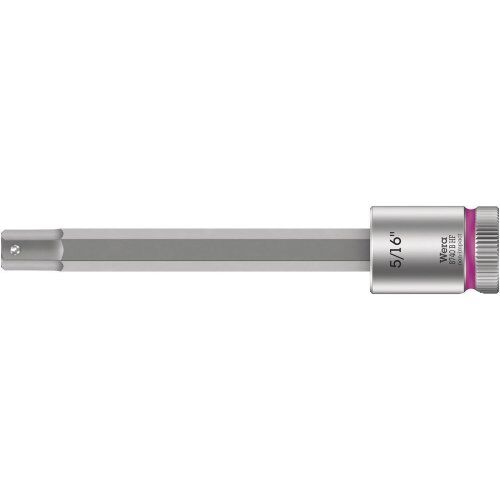  Zyklop Knarren Zubehör, 3/8" 8740 B HF Zyklop Bitnuss mit 3/8"-Antrieb, mit Haltefunktion für Innensechskantschrauben, 5/16" x 100 mm 12453474