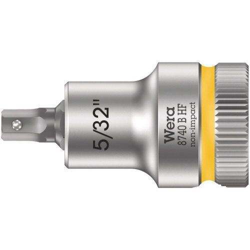  Zyklop Knarren Zubehör, 3/8" 8740 B HF Zyklop Bitnuss mit 3/8"-Antrieb, mit Haltefunktion für Innensechskantschrauben, 5/32" x 35 mm 12453475