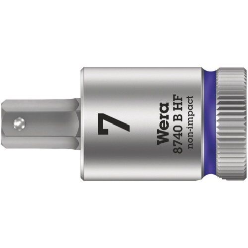 Zyklop Knarren Zubehör, 3/8" 8740 B HF Zyklop Bitnuss mit 3/8"-Antrieb, mit Haltefunktion für Innensechskantschrauben, 7 x 38,5 mm 12453524