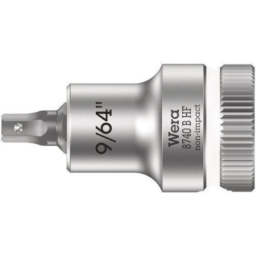  Zyklop Knarren Zubehör, 3/8" 8740 B HF Zyklop Bitnuss mit 3/8"-Antrieb, mit Haltefunktion für Innensechskantschrauben, 9/64" x 35 mm 12453537