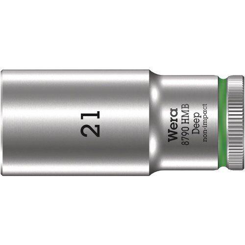  Zyklop Knarren Zubehör, 3/8" 8790 HMB Deep Steckschlüsseleinsatz mit 3/8"-Antrieb, 21 x 64 mm 12453542