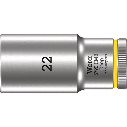  Zyklop Knarren Zubehör, 3/8" 8790 HMB Deep Steckschlüsseleinsatz mit 3/8"-Antrieb, 22 x 64 mm 12453526