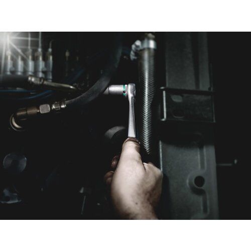 Knarren Wera 8003 A Zyklop Metal-Knarre mit Durchsteckvierkant mit 1/4"-Antrieb, 1/4" x 141 mm 12451903