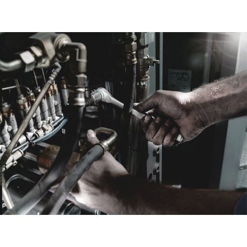  Die Zyklop Metal Knarren Switch, 3/8" 8004 B Zyklop Metal-Knarre mit Umschalthebel mit 3/8"-Antrieb, 3/8" x 222 mm 12453461