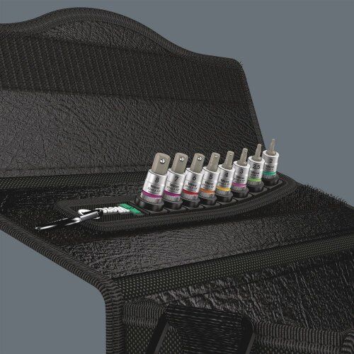  Zyklop Knarren Zubehör, 3/8" Belt B 2 Zyklop Bitnuss-Satz Innensechskant, mit Haltefunktion, 3/8"-Antrieb, 8-teilig 12453529