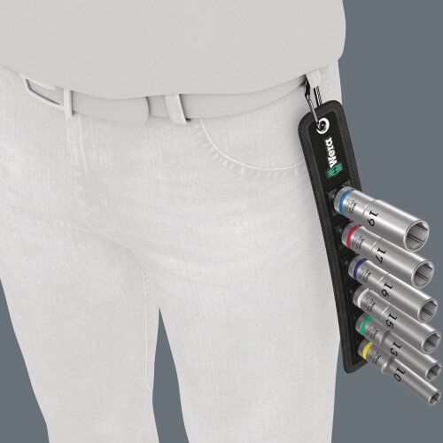  Zyklop Knarren Zubehör, 1/2" Belt C Deep 1 Steckschlüsseleinsatz-Satz, 1/2"-Antrieb, 6-teilig 12453410