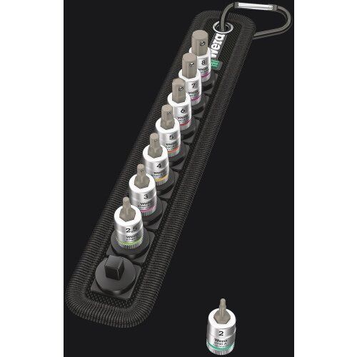  Zyklop Knarren Zubehör, 3/8" Belt B 2 Zyklop Bitnuss-Satz Innensechskant, mit Haltefunktion, 3/8"-Antrieb, 8-teilig 12453529